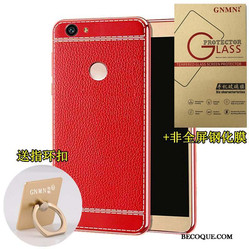 Huawei Nova Coque Protection Modèle Fleurie Fluide Doux Placage Marron Tendance