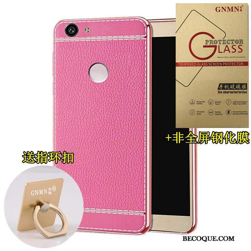 Huawei Nova Coque Protection Modèle Fleurie Fluide Doux Placage Marron Tendance