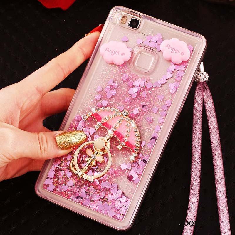 Huawei Nova Cristal Coque En Silicone Anneau Étui Protection Rose