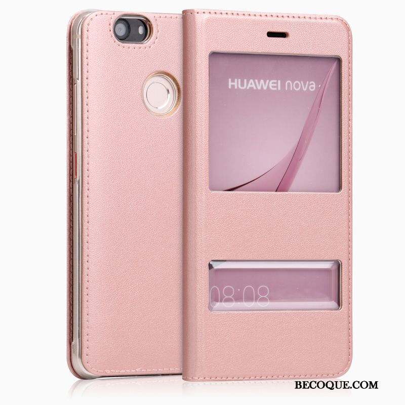 Huawei Nova Housse Protection Téléphone Portable Étui Étui En Cuir Coque De Téléphone