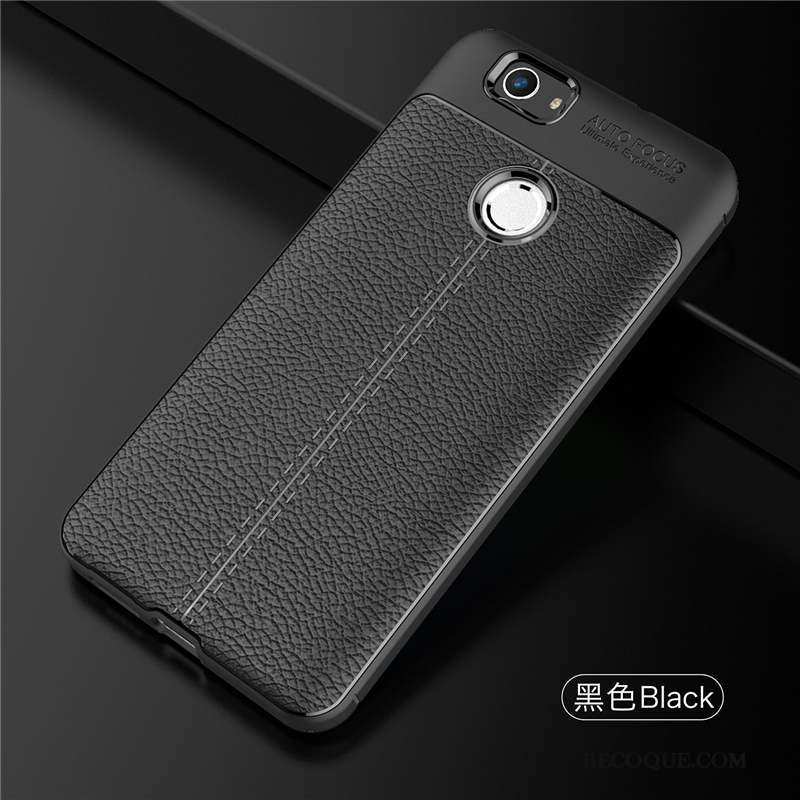 Huawei Nova Noir Silicone Coque De Téléphone Protection Jeunesse Fluide Doux