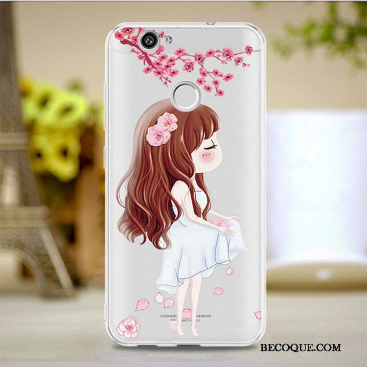 Huawei Nova Personnalité Fluide Doux Coque De Téléphone Étui Transparent Tout Compris