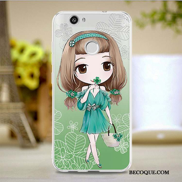 Huawei Nova Personnalité Fluide Doux Coque De Téléphone Étui Transparent Tout Compris