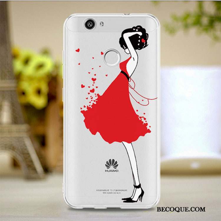 Huawei Nova Personnalité Fluide Doux Coque De Téléphone Étui Transparent Tout Compris