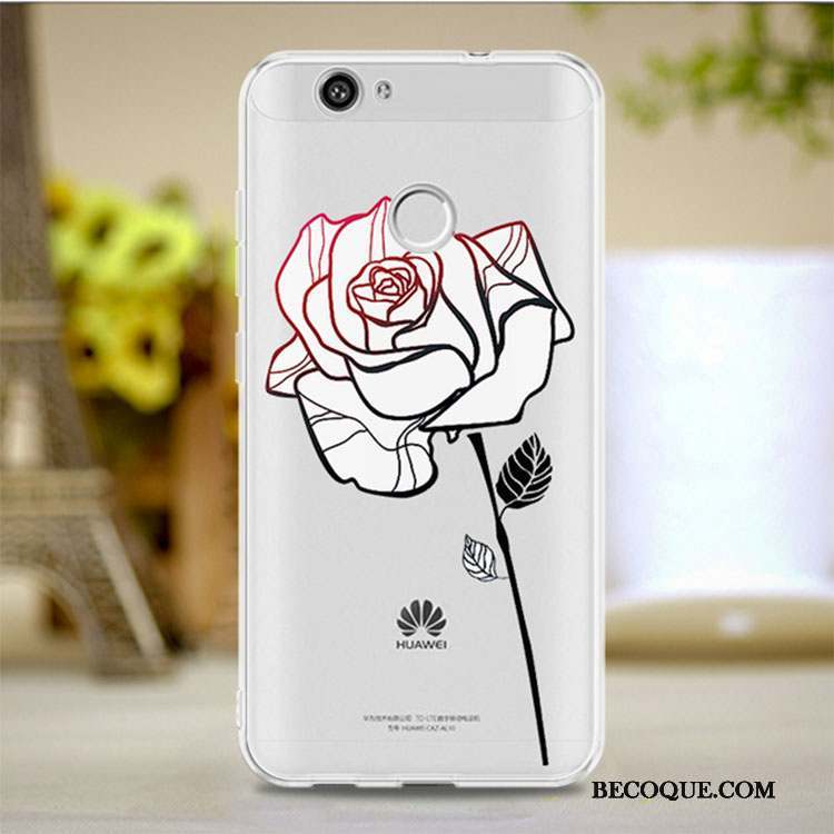 Huawei Nova Personnalité Fluide Doux Coque De Téléphone Étui Transparent Tout Compris