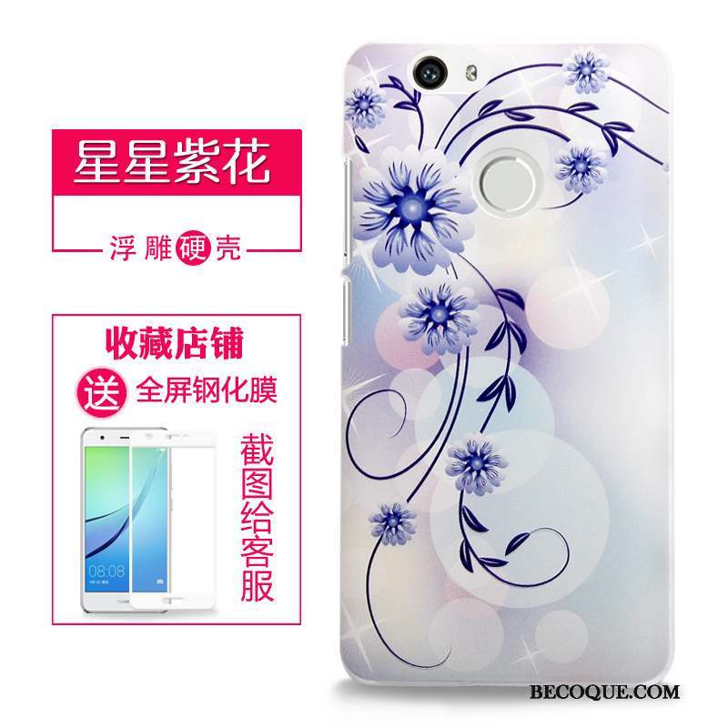 Huawei Nova Protection Coque De Téléphone Téléphone Portable Étui Difficile Gaufrage