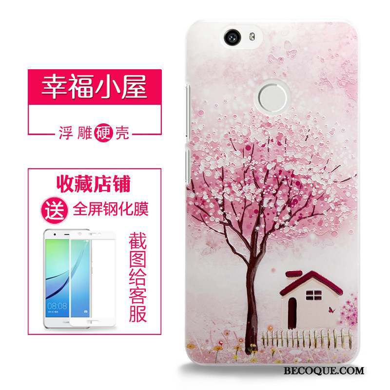 Huawei Nova Protection Coque De Téléphone Téléphone Portable Étui Difficile Gaufrage