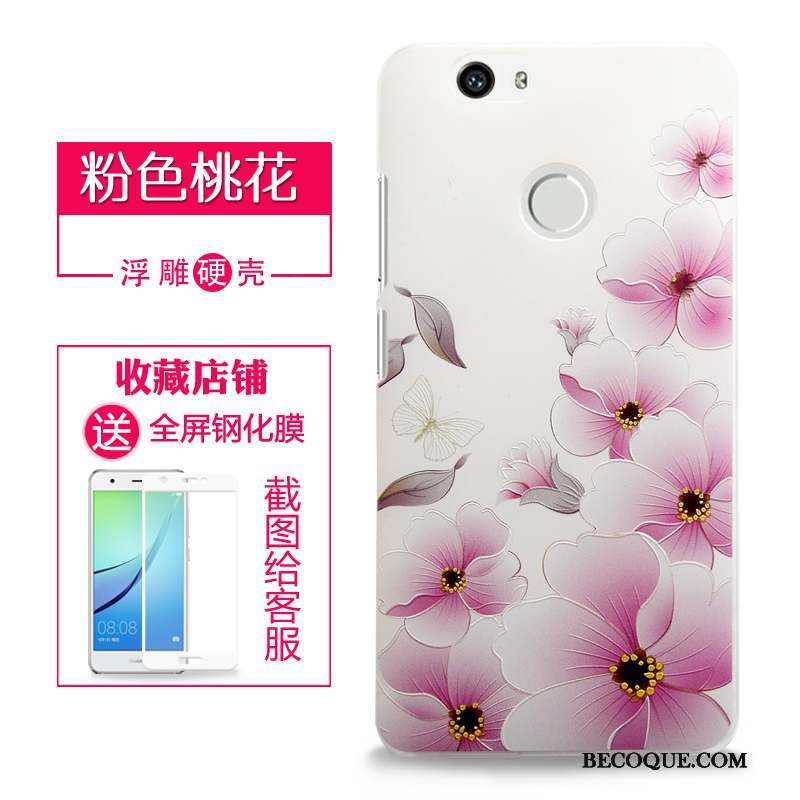 Huawei Nova Protection Coque De Téléphone Téléphone Portable Étui Difficile Gaufrage