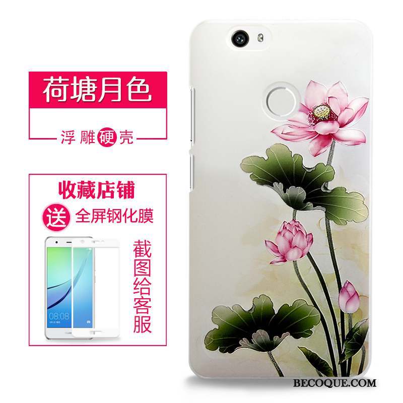 Huawei Nova Protection Coque De Téléphone Téléphone Portable Étui Difficile Gaufrage