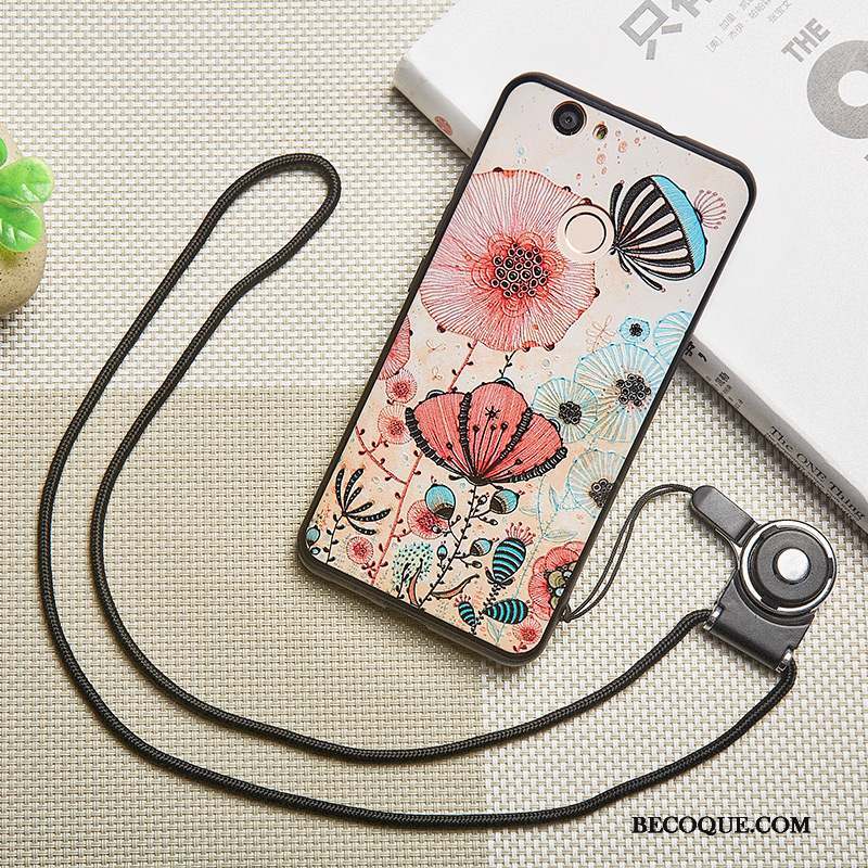 Huawei Nova Rose Coque De Téléphone Étui Incassable Fluide Doux Jeunesse