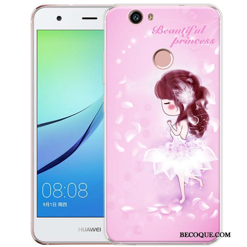 Huawei Nova Silicone Coque De Téléphone Gaufrage Fluide Doux Dessin Animé Protection