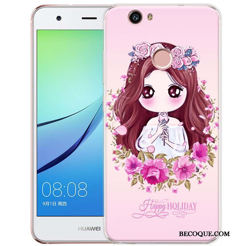 Huawei Nova Silicone Coque De Téléphone Gaufrage Fluide Doux Dessin Animé Protection