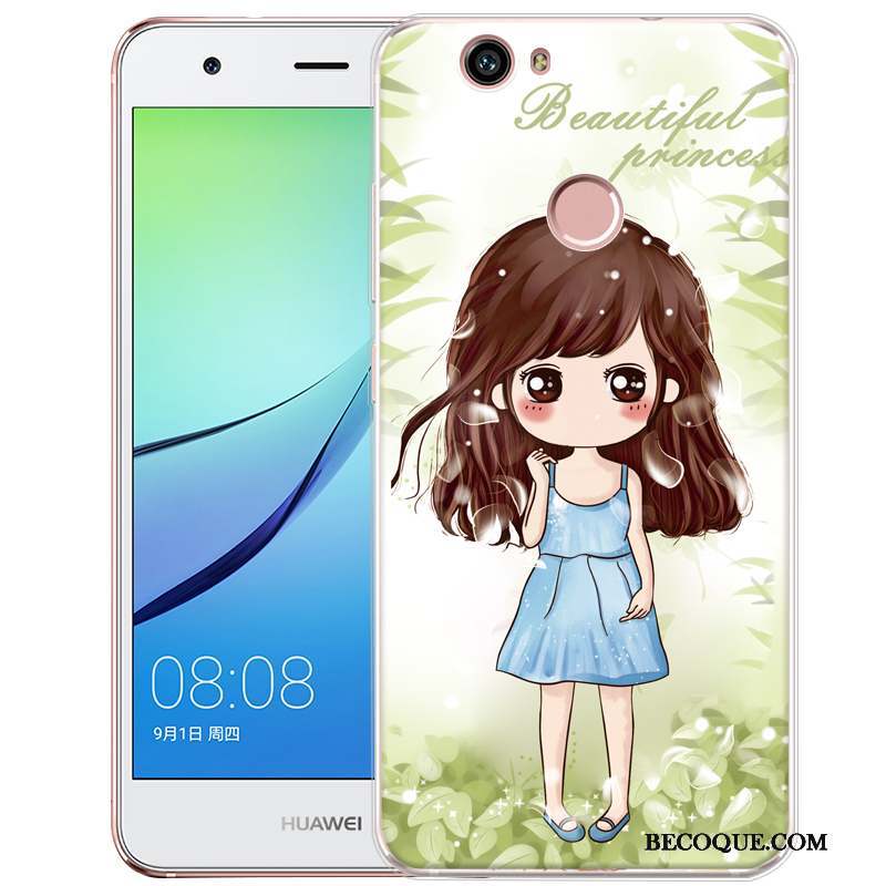 Huawei Nova Silicone Coque De Téléphone Gaufrage Fluide Doux Dessin Animé Protection