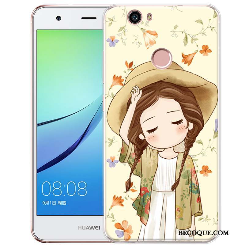 Huawei Nova Silicone Coque De Téléphone Gaufrage Fluide Doux Dessin Animé Protection