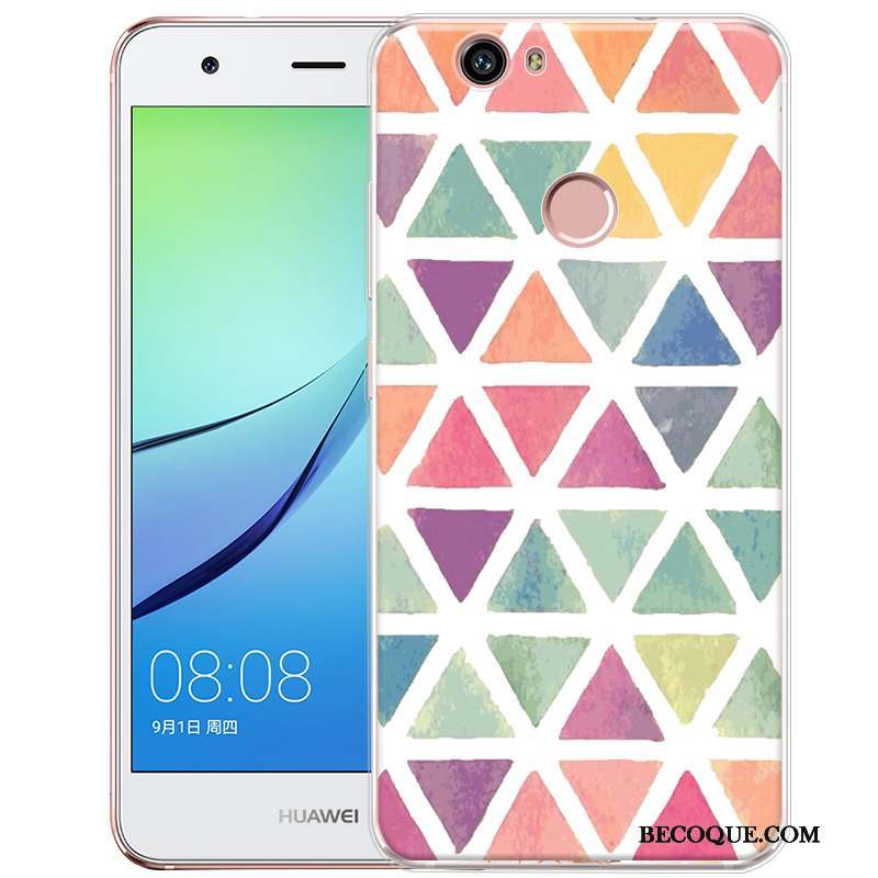 Huawei Nova Silicone Coque De Téléphone Gaufrage Fluide Doux Dessin Animé Protection