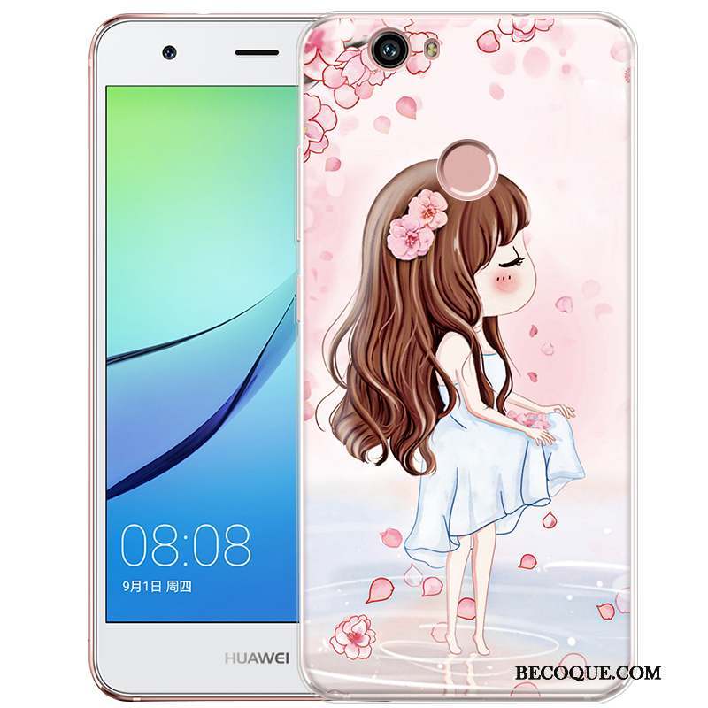 Huawei Nova Silicone Coque De Téléphone Gaufrage Fluide Doux Dessin Animé Protection