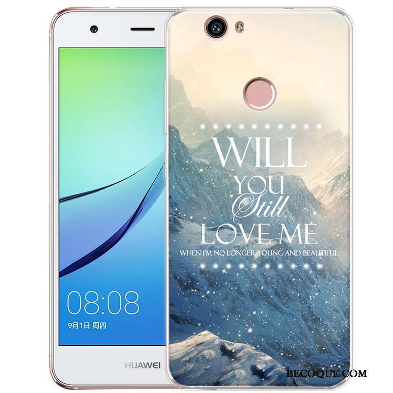 Huawei Nova Silicone Coque De Téléphone Gaufrage Fluide Doux Dessin Animé Protection