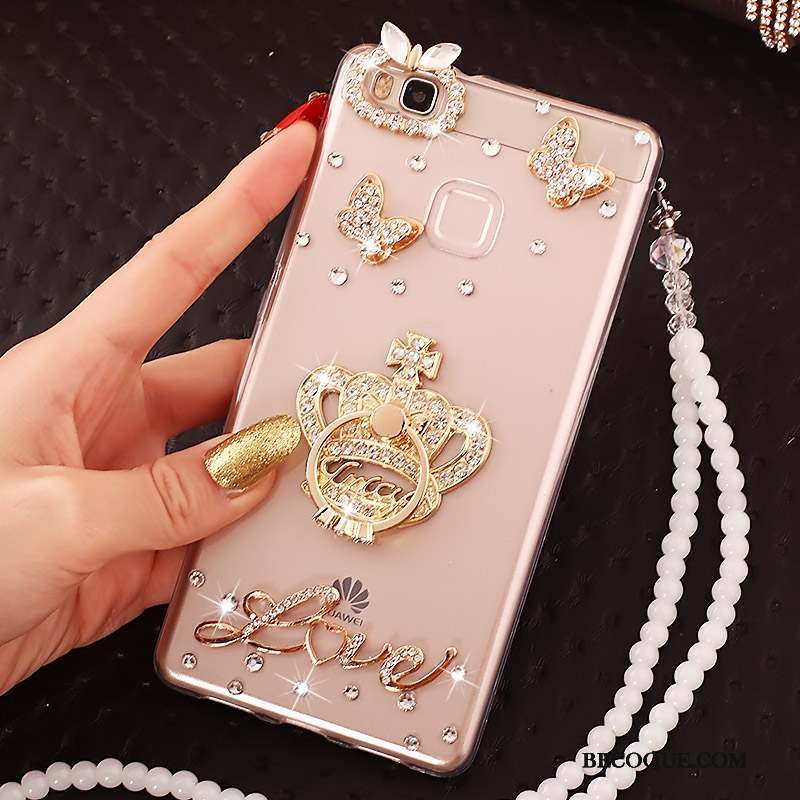 Huawei Nova Étui Coque De Téléphone Tout Compris Cristal Rose Protection