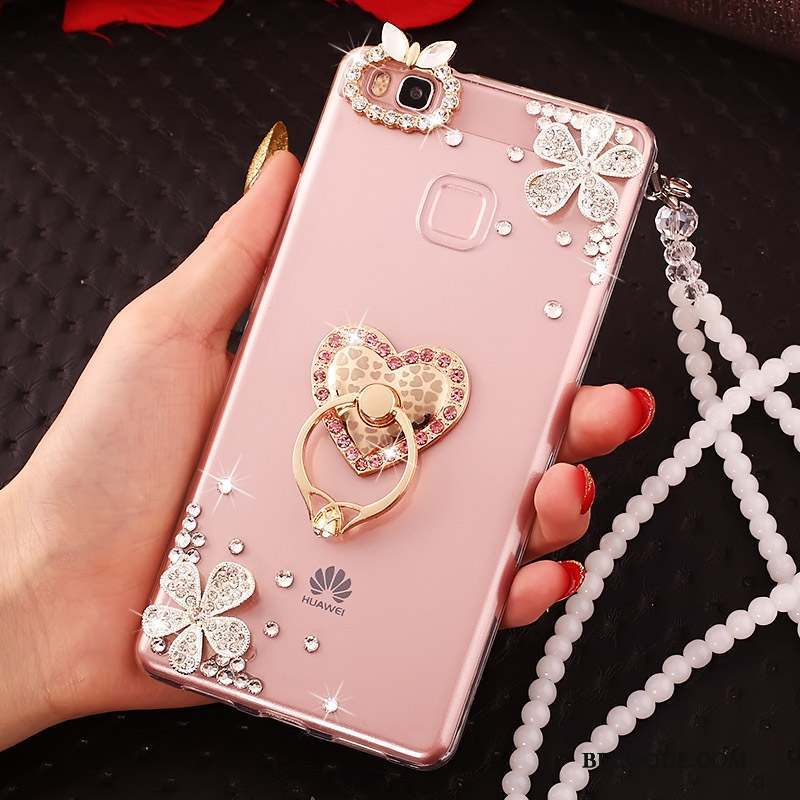 Huawei Nova Étui Coque De Téléphone Tout Compris Cristal Rose Protection