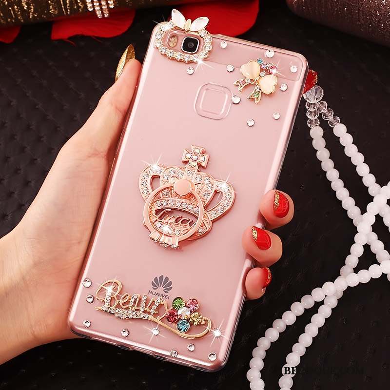 Huawei Nova Étui Coque De Téléphone Tout Compris Cristal Rose Protection