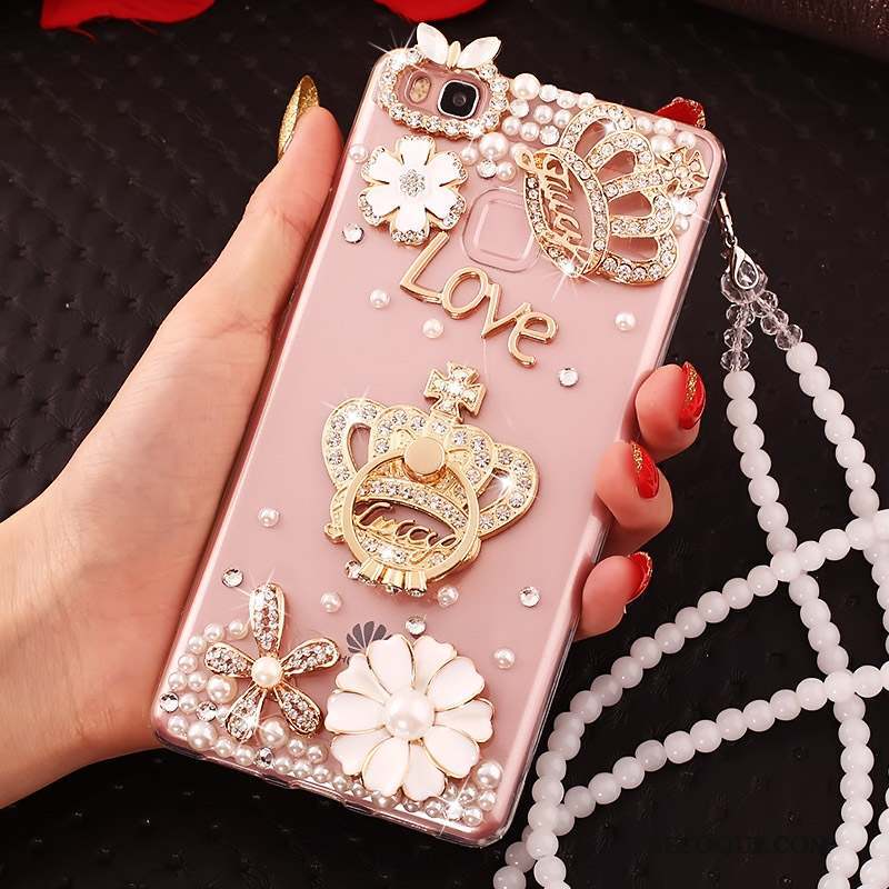 Huawei Nova Étui Coque De Téléphone Tout Compris Cristal Rose Protection