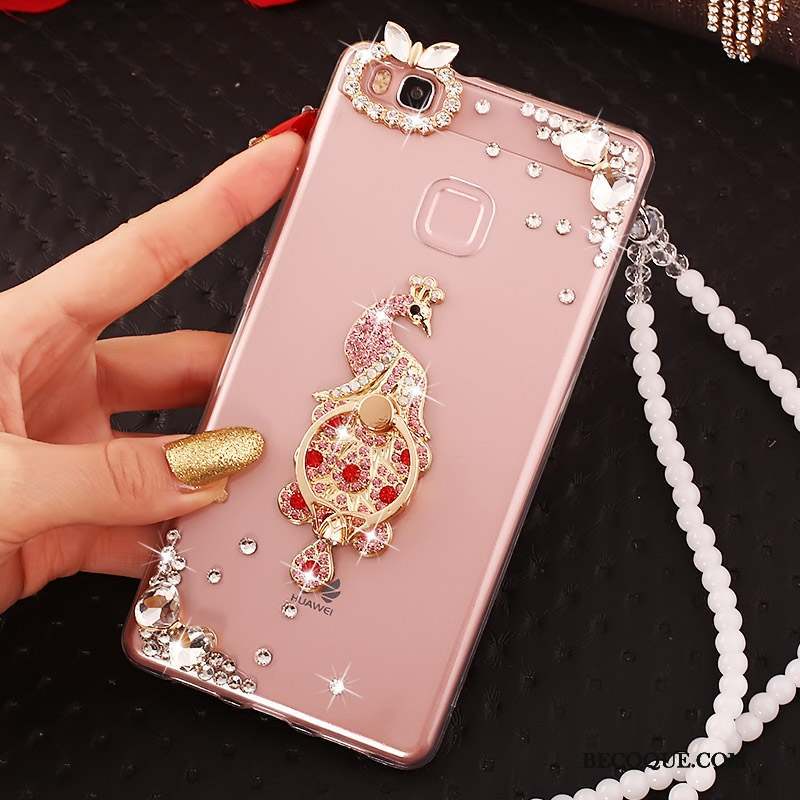 Huawei Nova Étui Coque De Téléphone Tout Compris Cristal Rose Protection