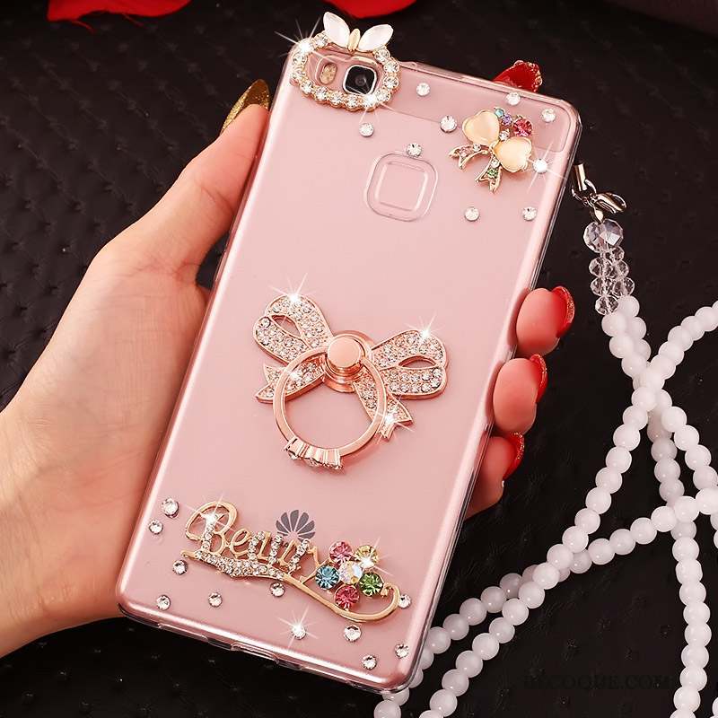 Huawei Nova Étui Coque De Téléphone Tout Compris Cristal Rose Protection