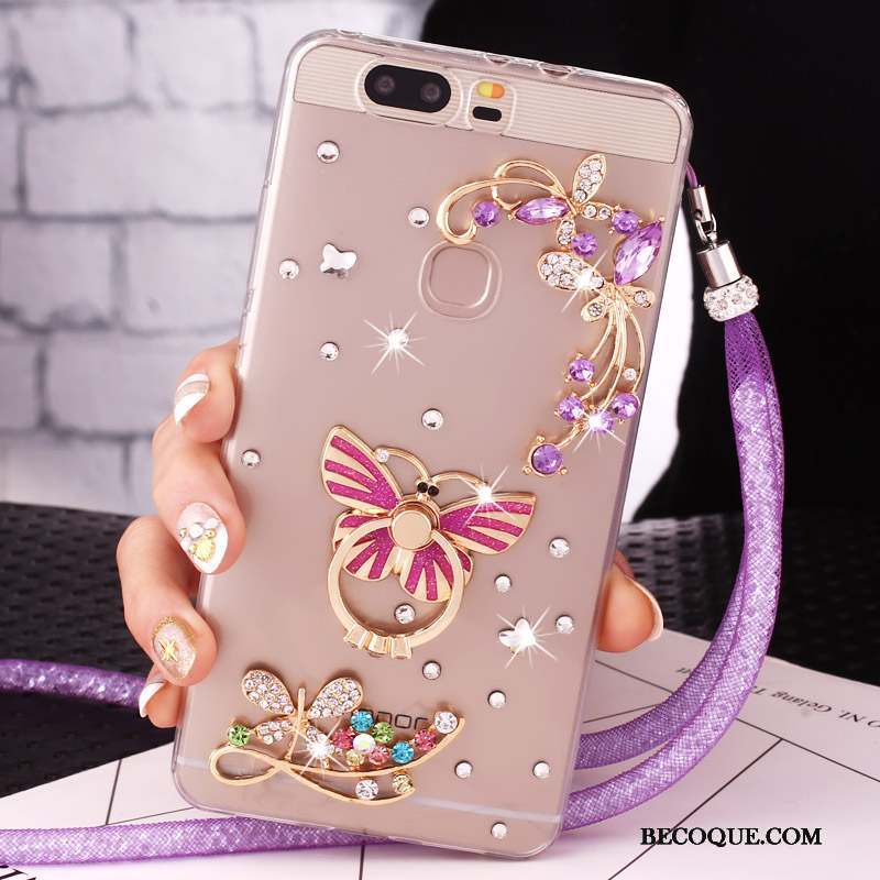 Huawei Nova Étui Coque Téléphone Portable Strass Ornements Suspendus Protection