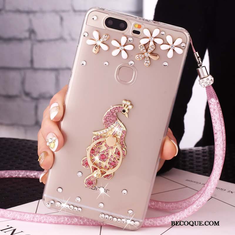 Huawei Nova Étui Coque Téléphone Portable Strass Ornements Suspendus Protection