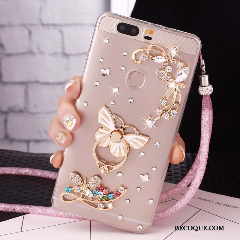 Huawei Nova Étui Coque Téléphone Portable Strass Ornements Suspendus Protection