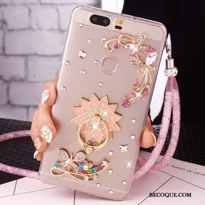 Huawei Nova Étui Coque Téléphone Portable Strass Ornements Suspendus Protection