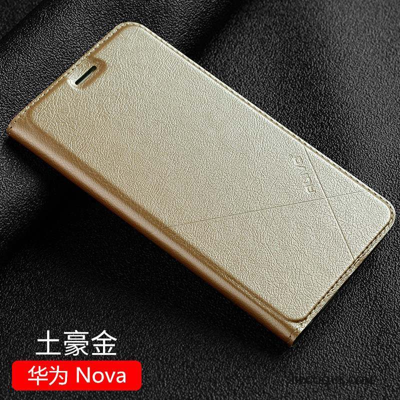 Huawei Nova Étui En Cuir Coque De Téléphone Incassable Protection Jeunesse Clamshell