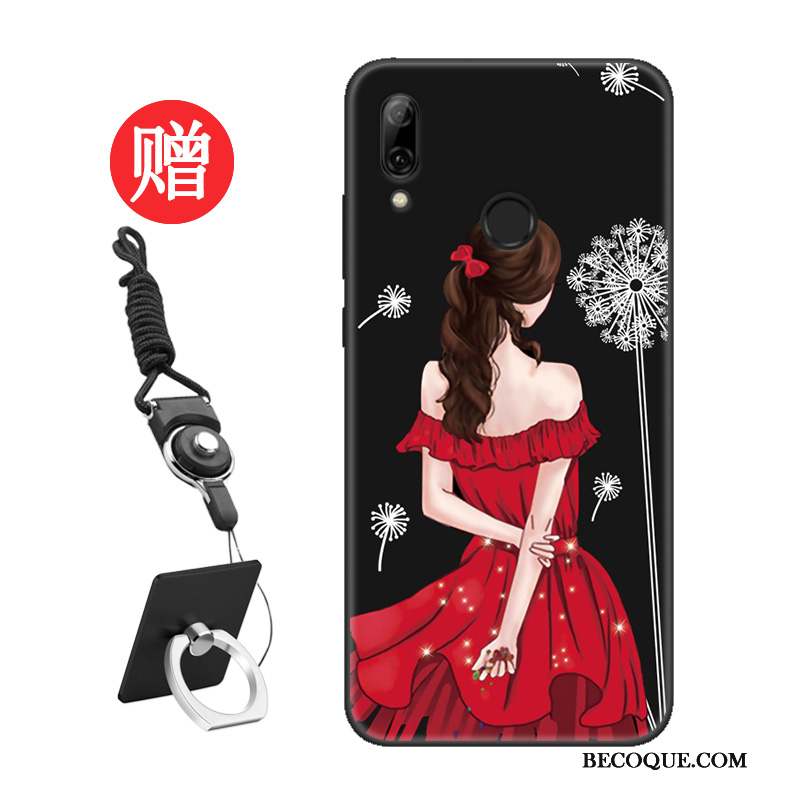 Huawei P Smart 2019 Coque Amoureux Protection Tendance Délavé En Daim Personnalité Personnalisé