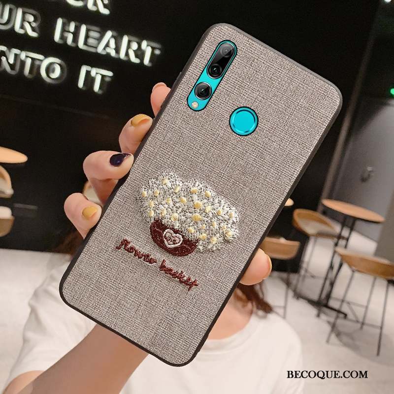 Huawei P Smart+ 2019 Coque Charmant Protection Incassable Tout Compris Fluide Doux Net Rouge