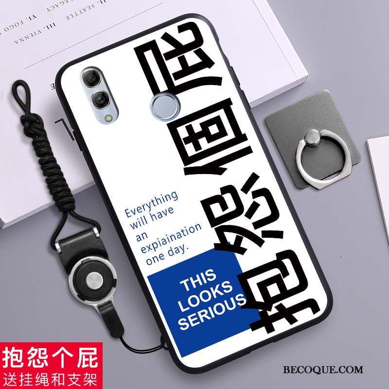 Huawei P Smart 2019 Coque De Téléphone Dessin Animé Incassable Silicone Fluide Doux Léopard