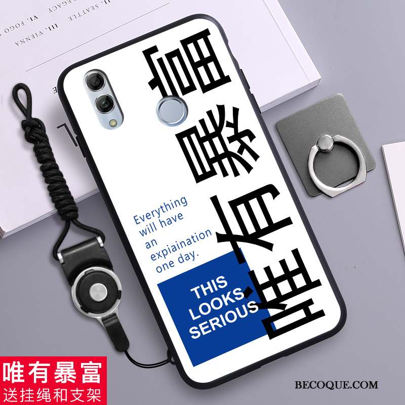 Huawei P Smart 2019 Coque De Téléphone Dessin Animé Incassable Silicone Fluide Doux Léopard