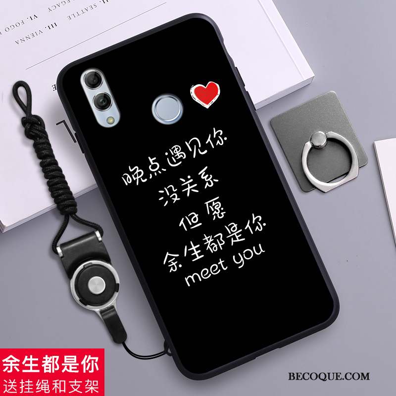 Huawei P Smart 2019 Coque De Téléphone Dessin Animé Incassable Silicone Fluide Doux Léopard