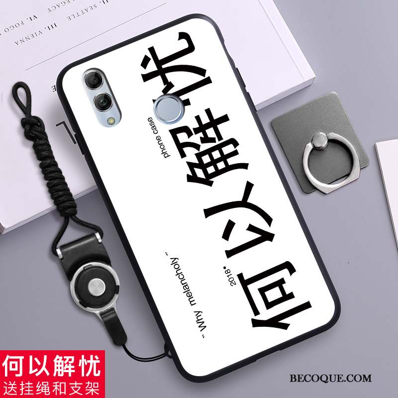 Huawei P Smart 2019 Coque De Téléphone Dessin Animé Incassable Silicone Fluide Doux Léopard