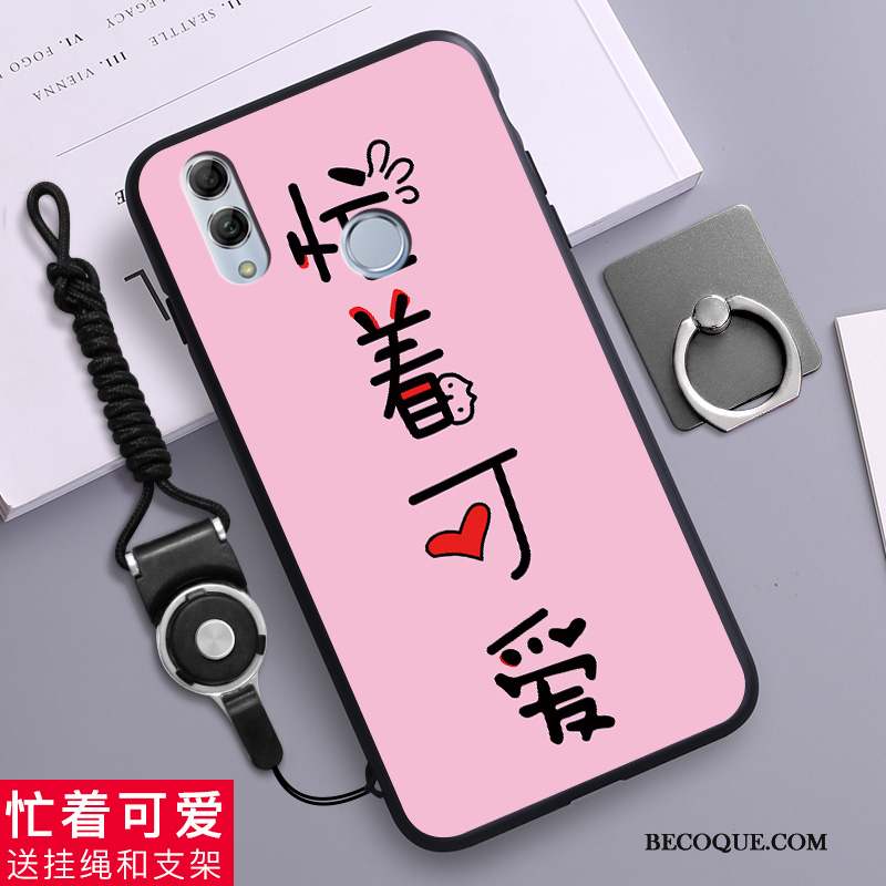 Huawei P Smart 2019 Coque De Téléphone Dessin Animé Incassable Silicone Fluide Doux Léopard