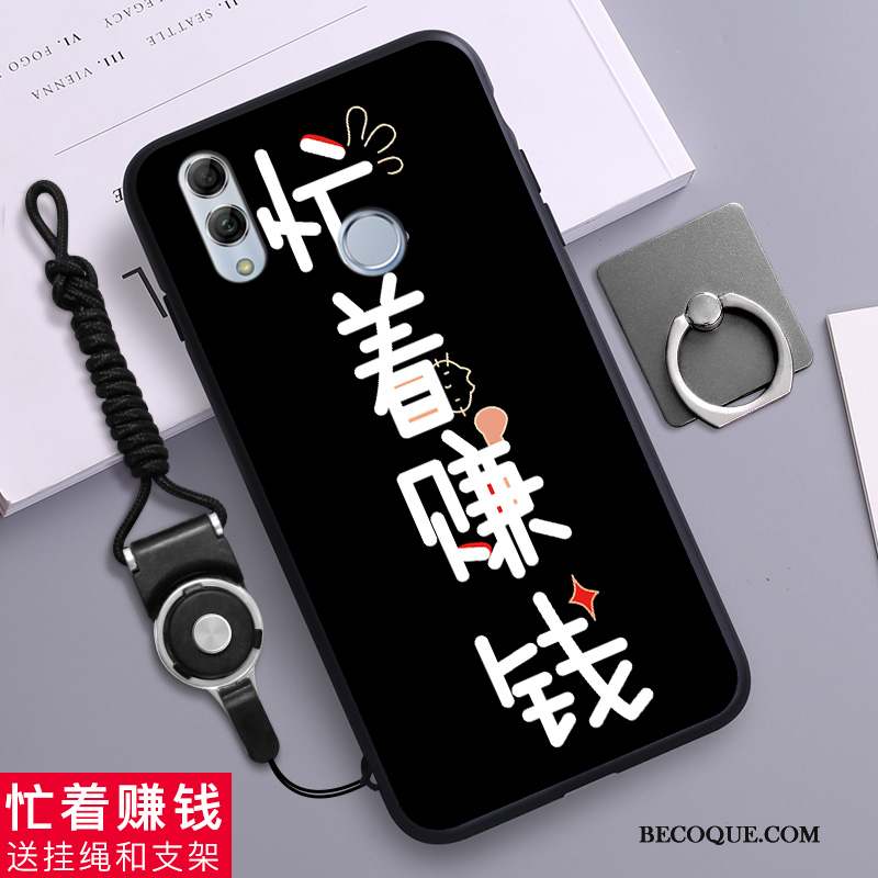 Huawei P Smart 2019 Coque De Téléphone Dessin Animé Incassable Silicone Fluide Doux Léopard