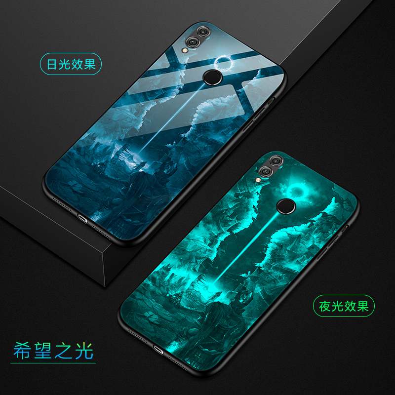 Huawei P Smart 2019 Coque Fluide Doux Lumineuses Créatif Protection Nouveau Étui