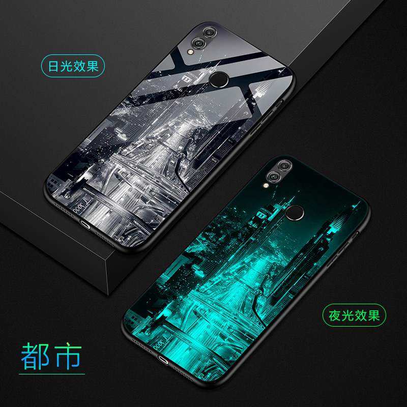 Huawei P Smart 2019 Coque Fluide Doux Lumineuses Créatif Protection Nouveau Étui