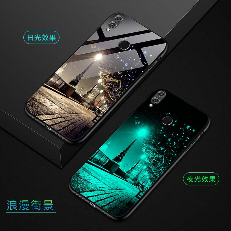 Huawei P Smart 2019 Coque Fluide Doux Lumineuses Créatif Protection Nouveau Étui