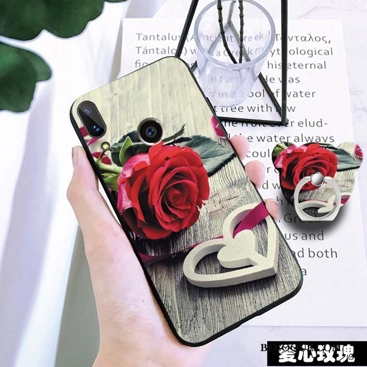 Huawei P Smart 2019 Coque Jeunesse Tendance Noir Protection Incassable Tempérer