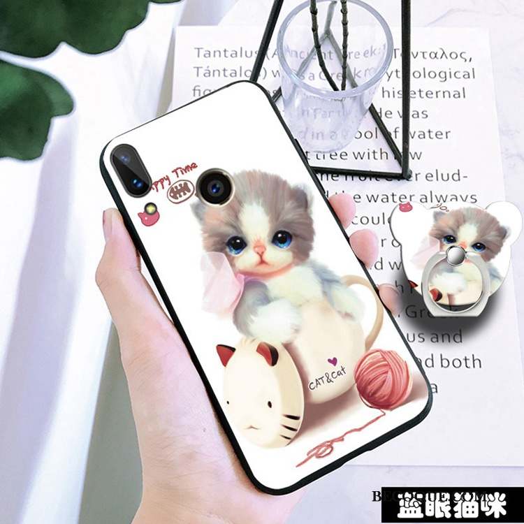 Huawei P Smart 2019 Coque Jeunesse Tendance Noir Protection Incassable Tempérer