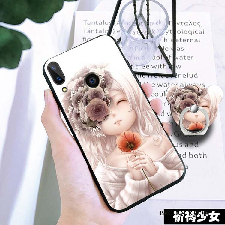 Huawei P Smart 2019 Coque Jeunesse Tendance Noir Protection Incassable Tempérer