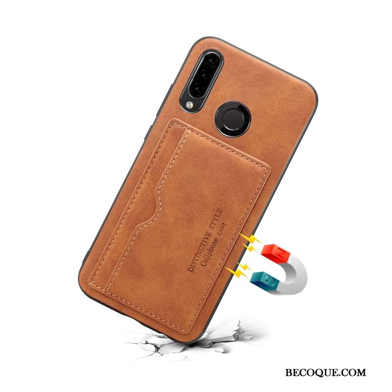 Huawei P Smart+ 2019 Coque Légères Fluide Doux Rouge Incassable Étui Protection