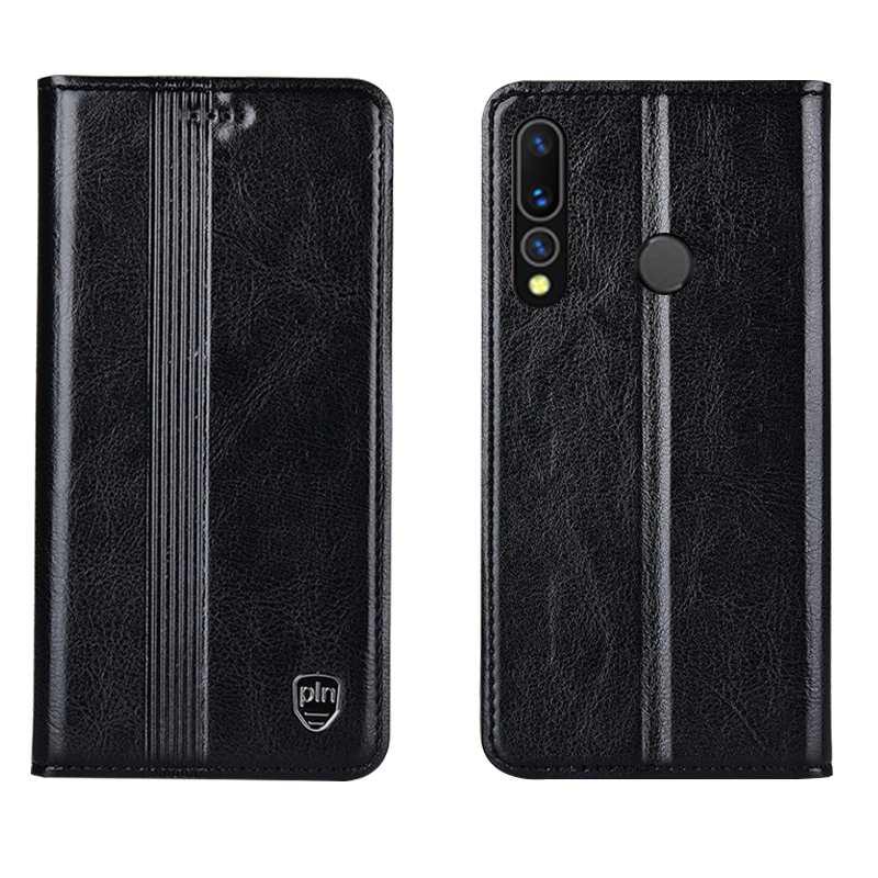 Huawei P Smart+ 2019 Coque Modèle Fleurie Protection Téléphone Portable Noir Tout Compris Étui En Cuir