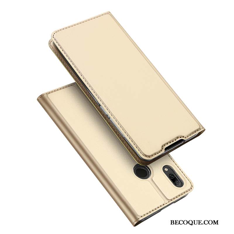 Huawei P Smart 2019 Coque Téléphone Portable Business Tout Compris Protection Sac Rose