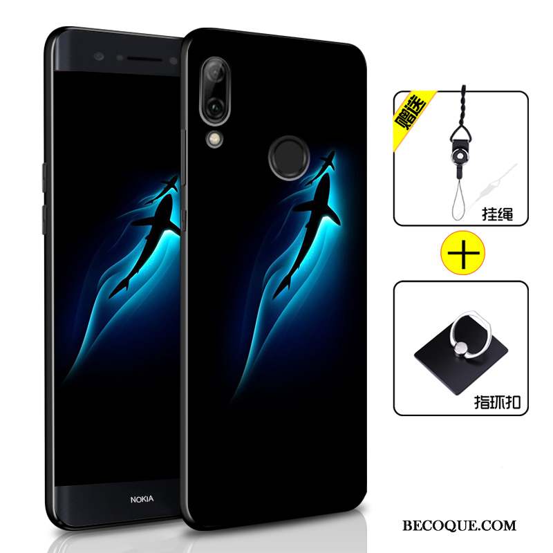 Huawei P Smart 2019 Coque Téléphone Portable Protection Noir Créatif Tout Compris Incassable